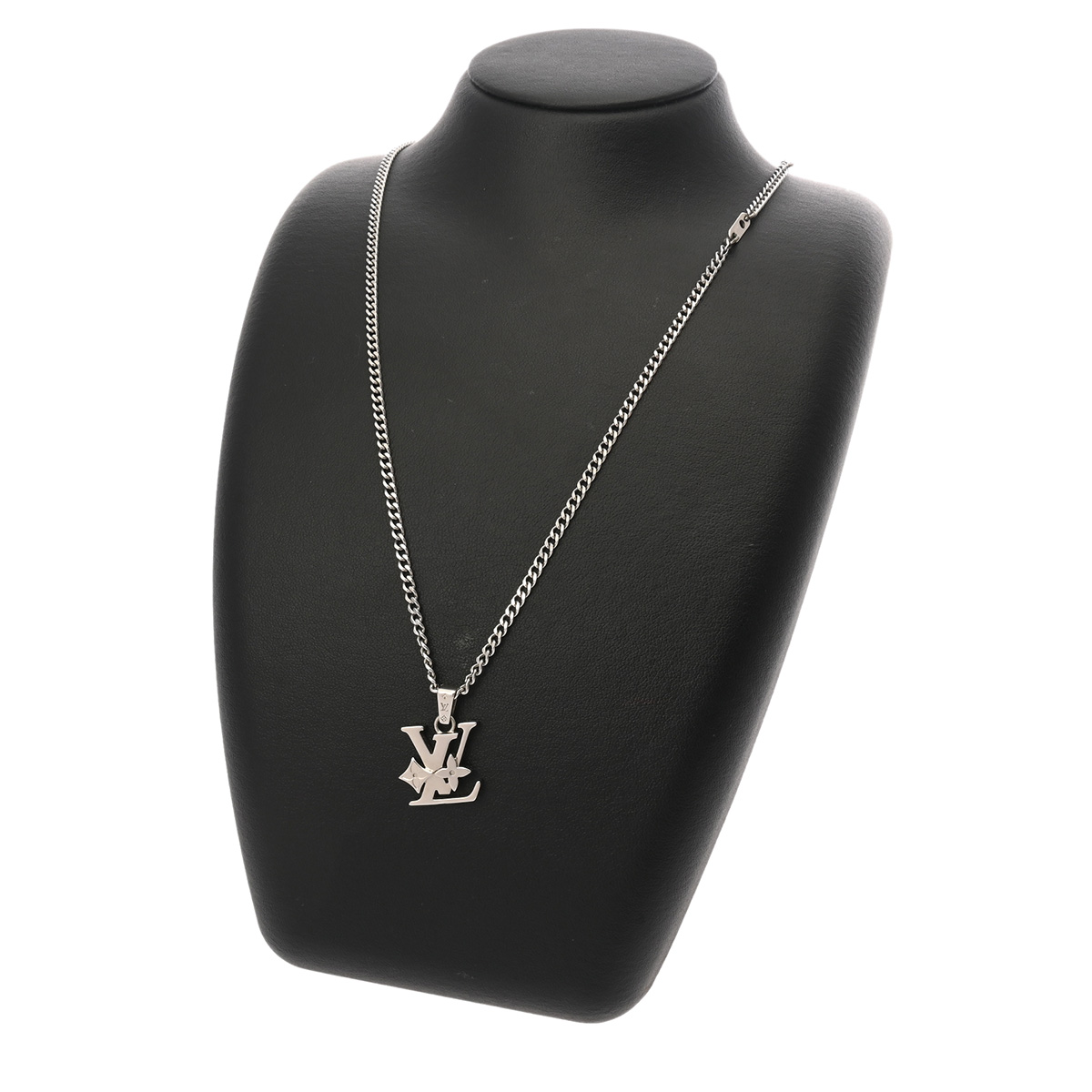 ルイヴィトン ペンダント モノグラムロウ シルバー M02254 メタル