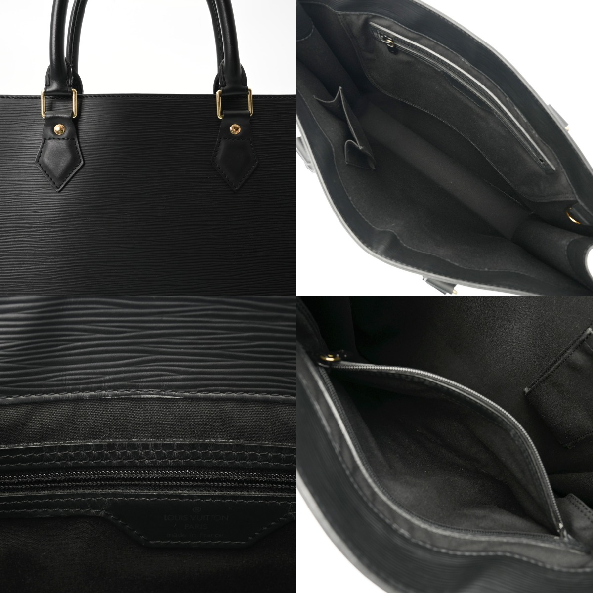 ルイ ヴィトン エピ サックプラ ノワール M59082 レザー メンズ バッグ