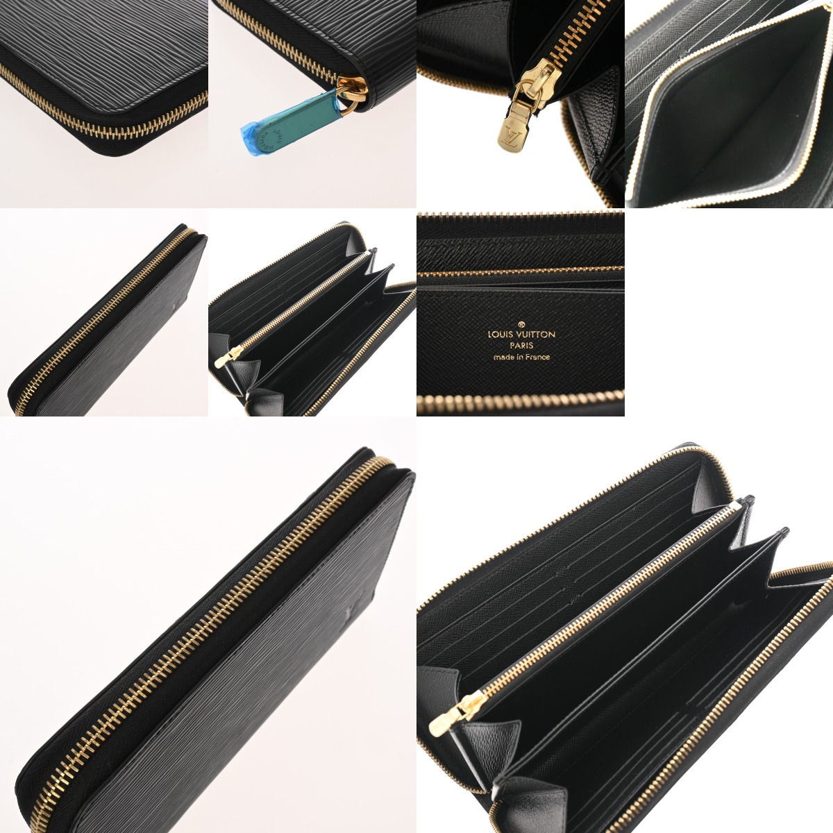 ルイ ヴィトン エピ ジッピーウォレット ノワール M68755 レザー ユニ