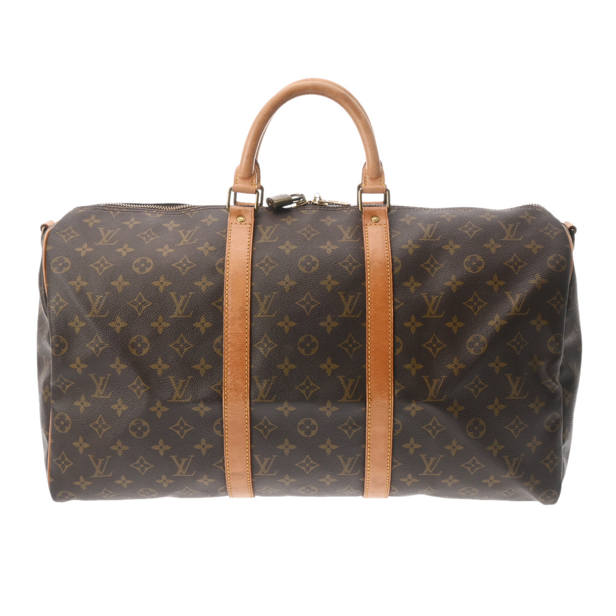 ルイ ヴィトン モノグラム キーポル バンドリエール 50 2WAY ブラウン