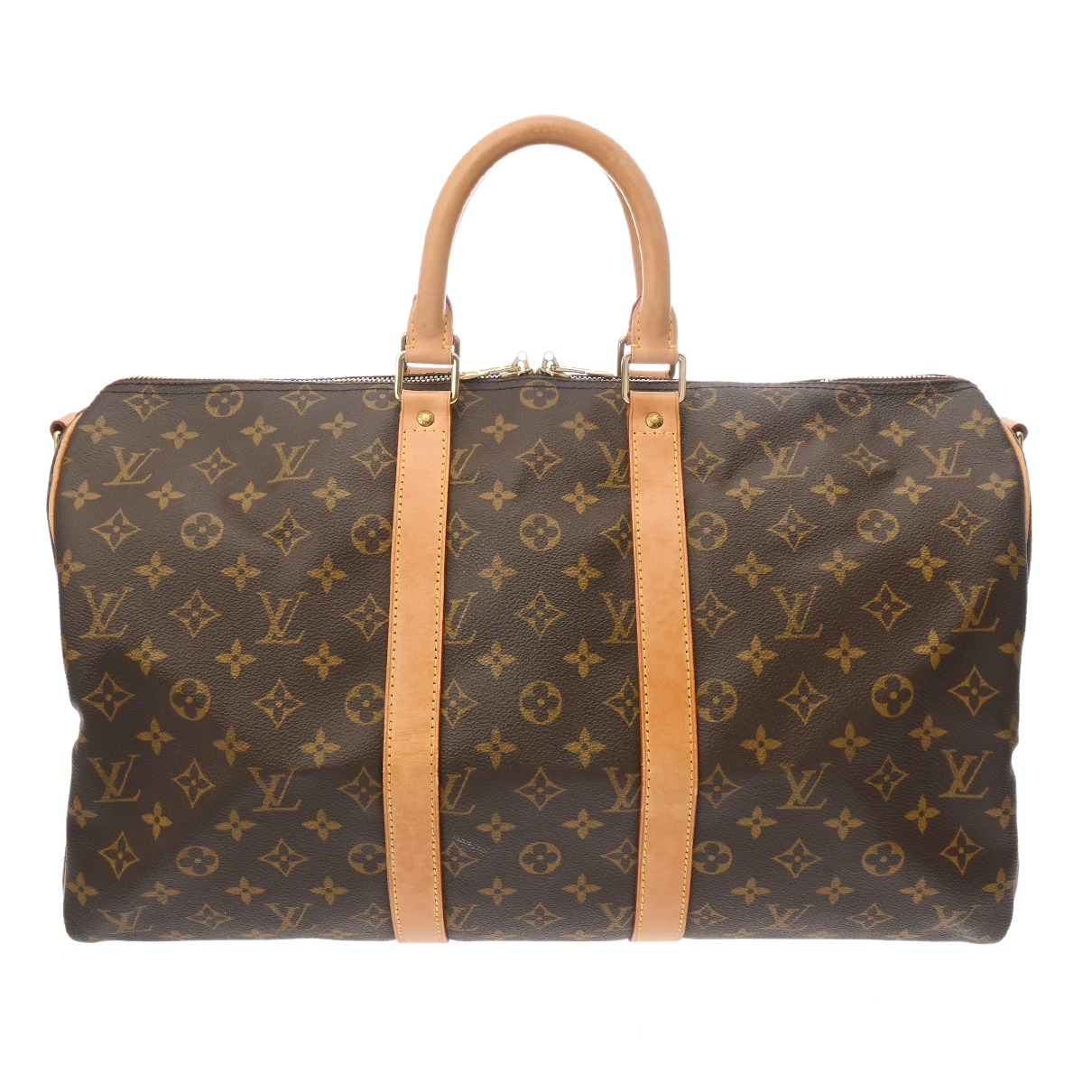 ルイ ヴィトン モノグラム キーポル バンドリエール 45 ブラウン