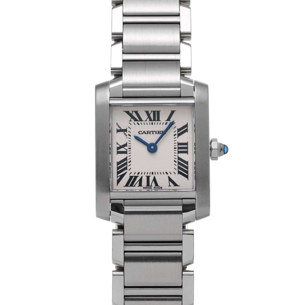カルティエ タンクフランセーズ SM W51008Q3 シルバー レディース 時計