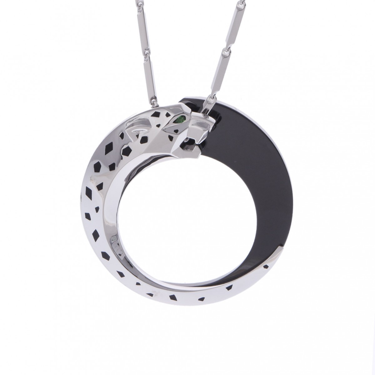 カルティエ パンテール ネックレス ゴールド K18ホワイトゴールド WG