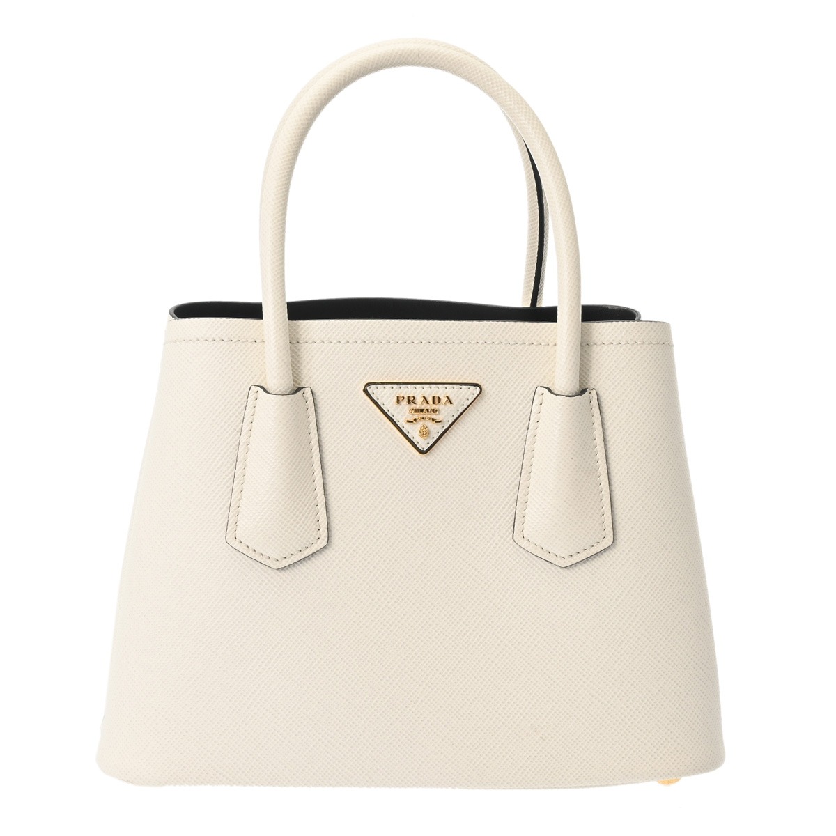 プラダ ダブルスモールバッグ ホワイト 1BG443 サフィアーノレザー