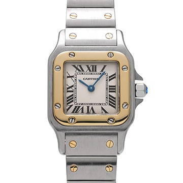 カルティエ サントス ガルベ SM W20012C4 シルバー レディース 時計