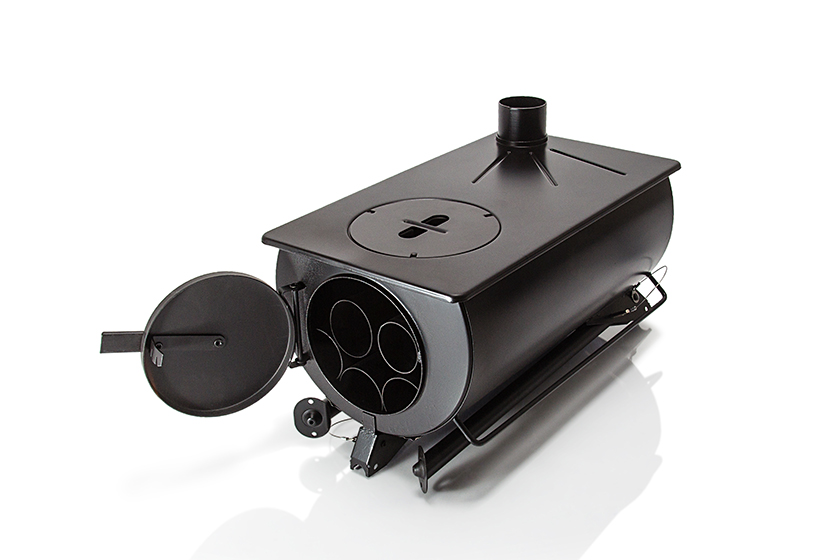 テント内にインストール可能な、Petromaxのポータブル薪ストーブ