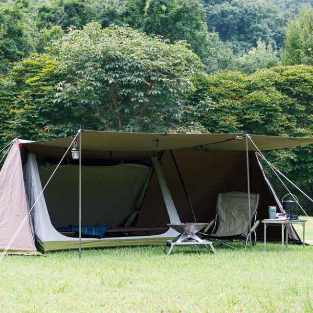 テンマクデザイン「炎幕シリーズ」の集大成！ 二分割フラップで