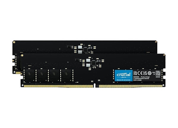 Crucial - DDR5 - kit - 64 GB: 2 x 32 GB - DIMM 288-pin - 4800 MHz