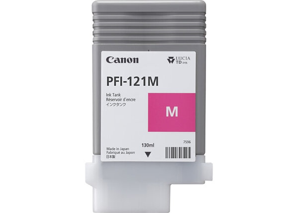 Canon PFI-121 M - magenta - original - ink tank - 6267C001