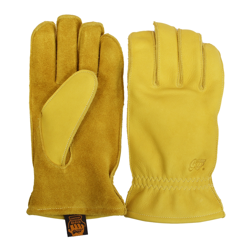 グリップスワニー×WILD-1 GSA-36 ワーク グローブ【 イエロー】(L