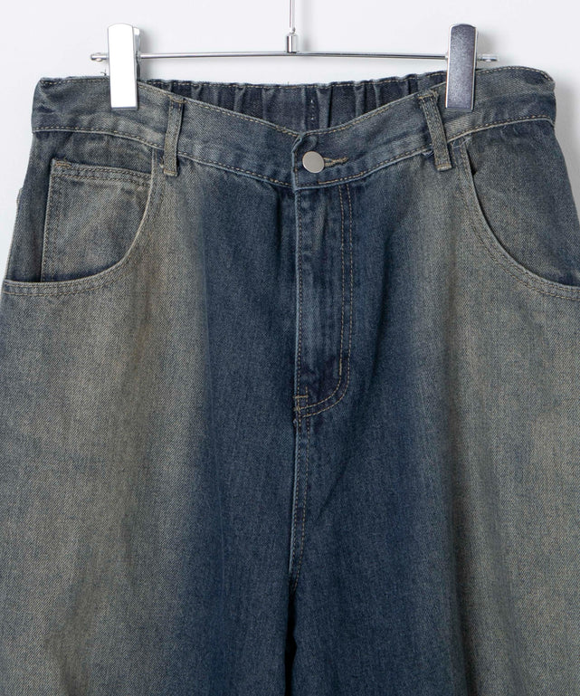 ワイドバギーダメージデニムパンツ – WEGO ONLINE STORE