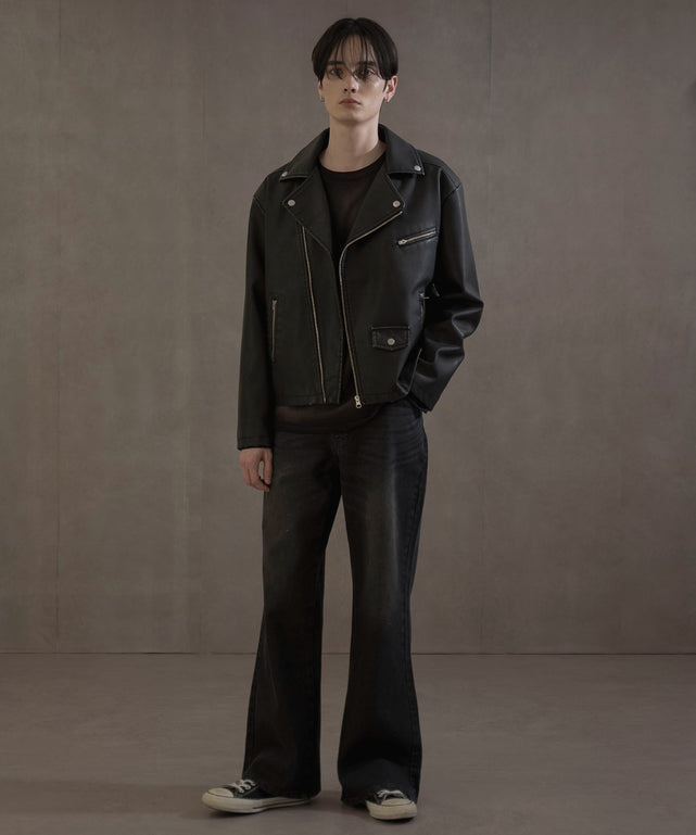 PUダブルライダースジャケット【一部店舗限定】｜WEGO（ウィゴー