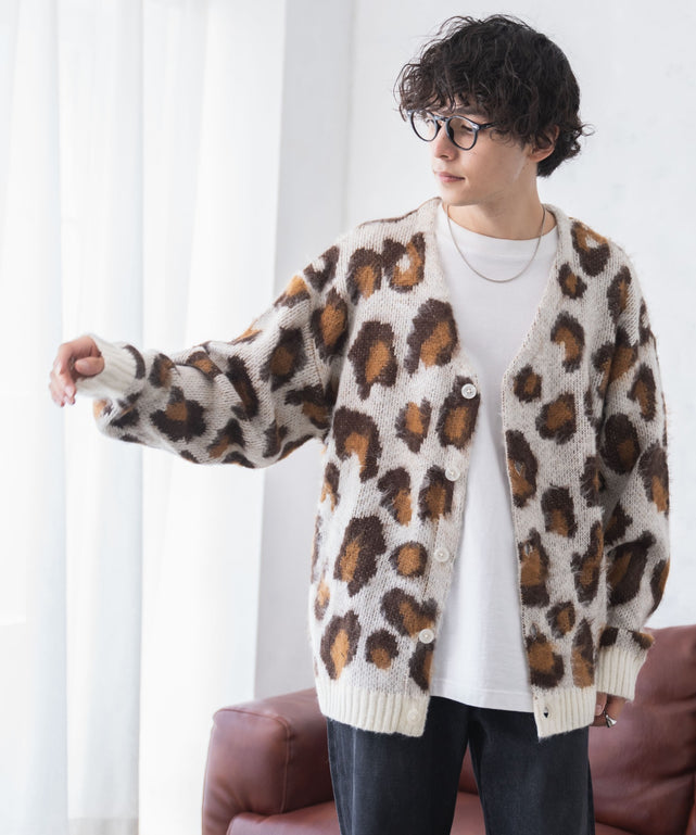 モヘアライク総柄BIGカーディガン｜WEGO（ウィゴー） – WEGO ONLINE STORE