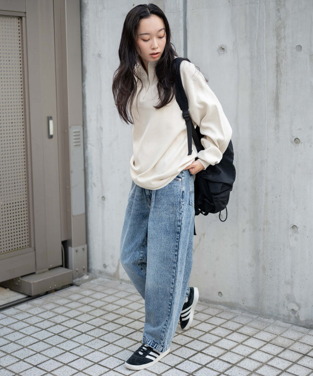 デニムルーズテーパードパンツ – WEGO ONLINE STORE