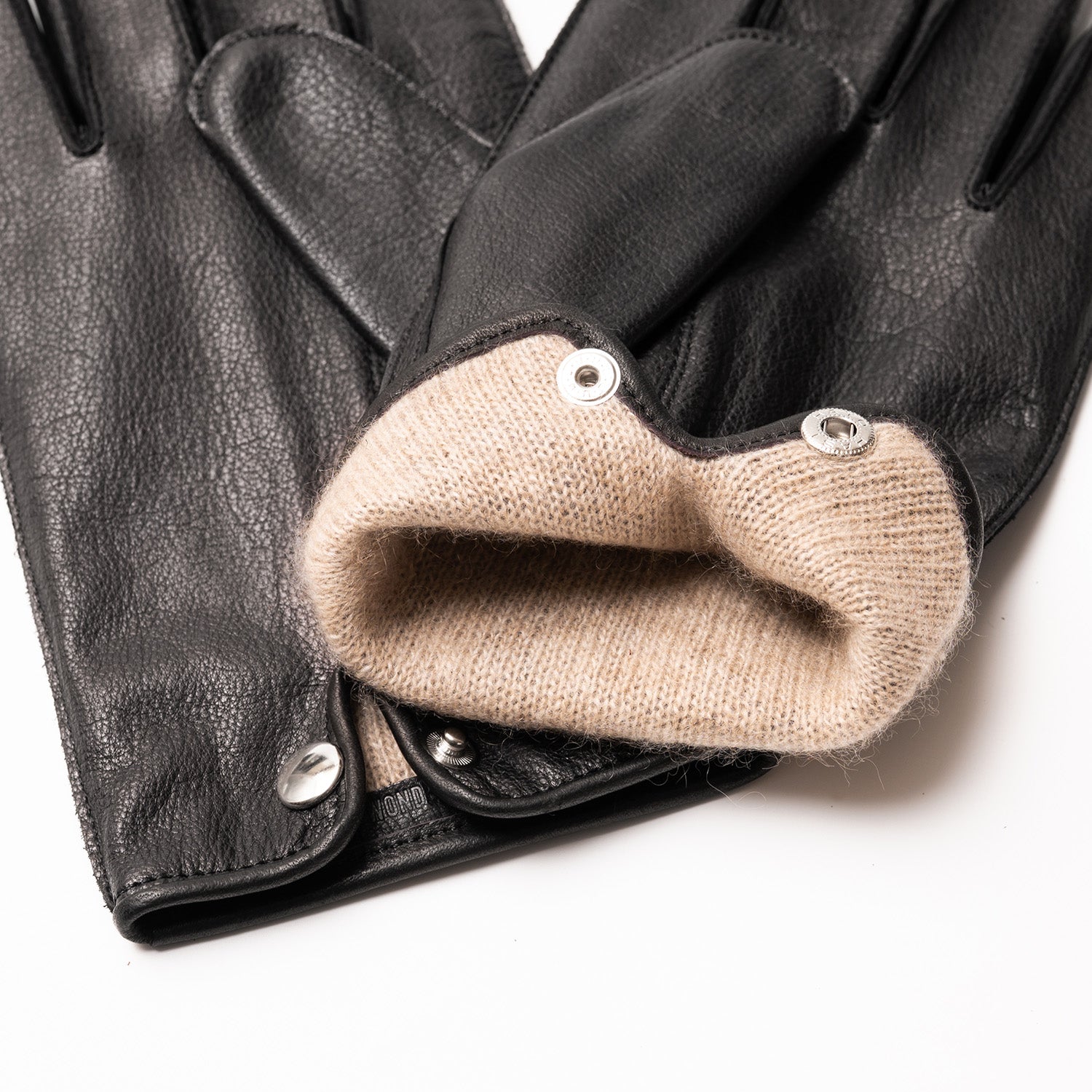 ホースレザーグローブ [メンズ/洗濯可 / カシミア / ビジネス］-WONDER