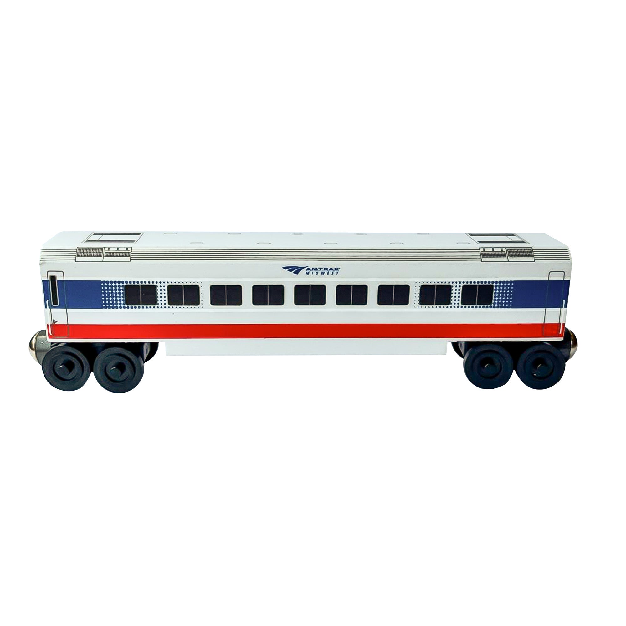 Amtrak Midwest 3pc Train Set – 1 Siemens Charger & 2 Venture