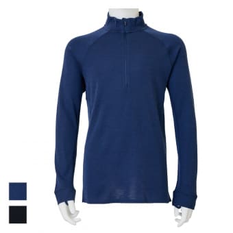 11497 メリノウール100ミドルウエイト長袖ハーフジップ | ワークマン