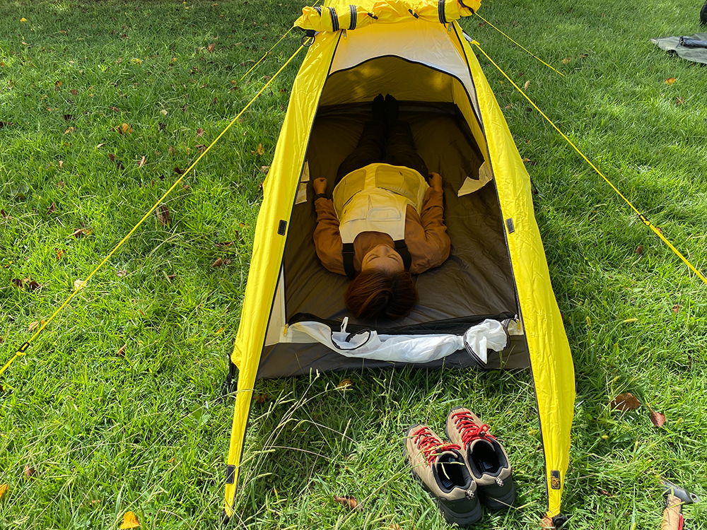 ワークマンオンラインストアブログ 燃え広がりにくいソロテント