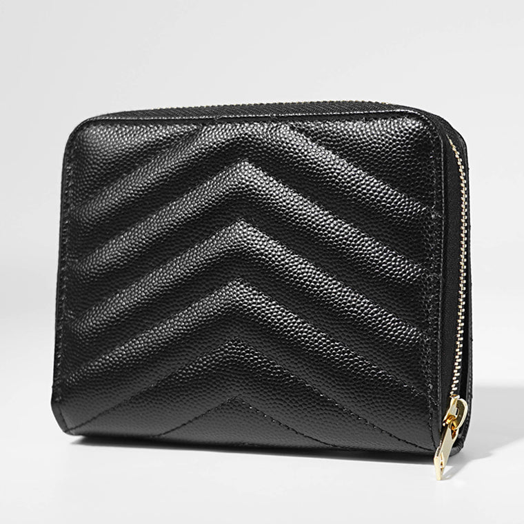 サンローラン SAINT LAURENT レディース 2つ折り財布 ブラック