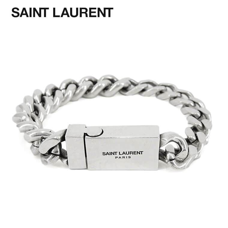 サンローラン SAINT LAURENT メンズ レディース ブレスレット シルバー
