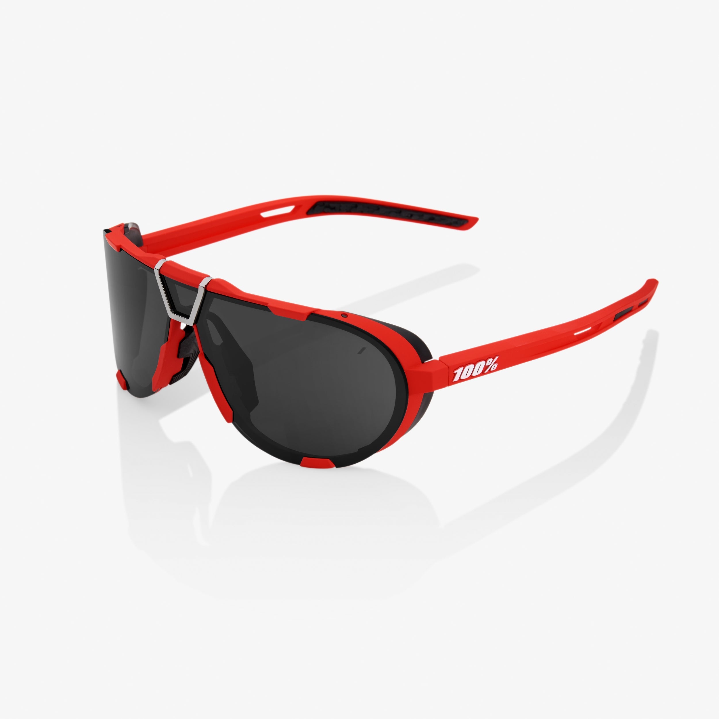 WESTCRAFT Soft Tact Cool Grey HiPER Crimson Silver Mirror Lens – 100%