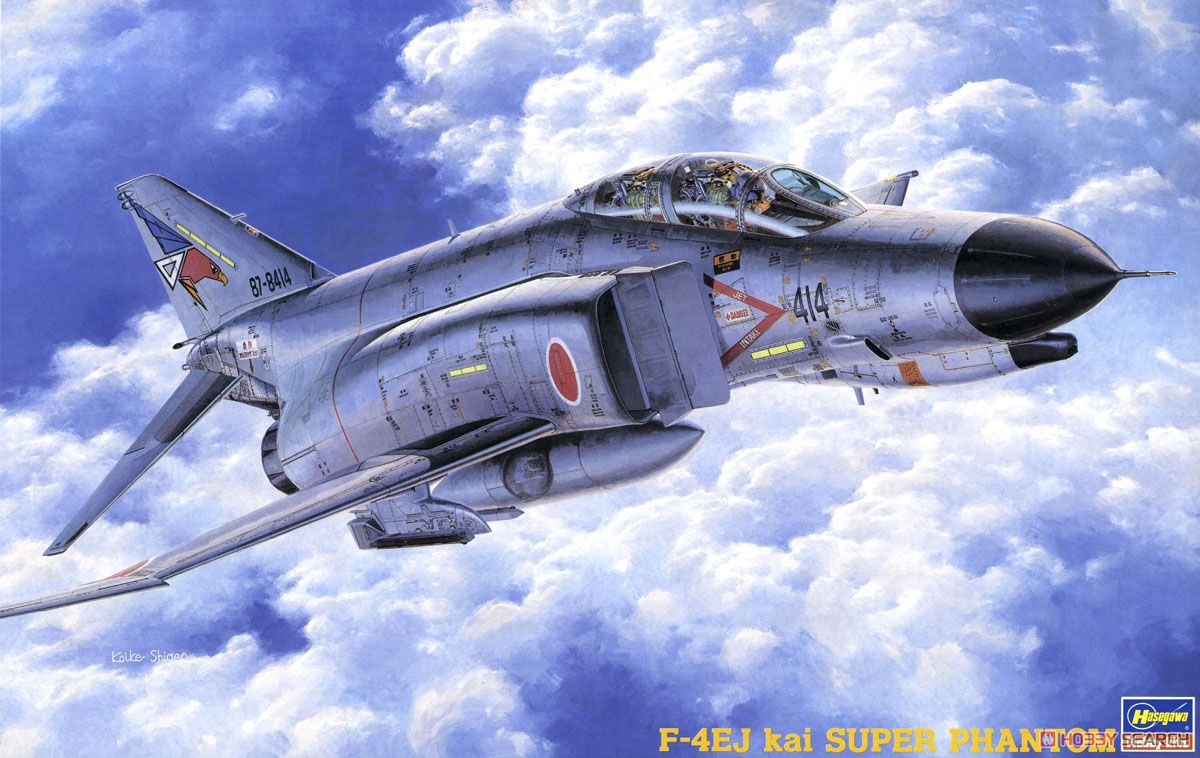 F-4EJ改 スーパーファントム w/ワンピースキャノピー (プラモデル