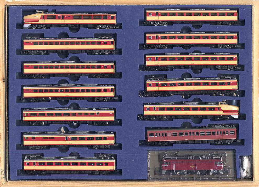 151系 つばめ + サヤ420 + ED73 (木箱入り・14両セット) (鉄道模型