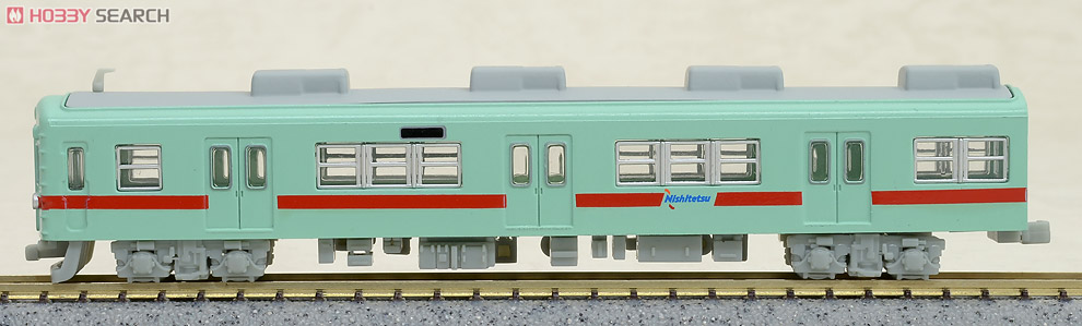 西日本鉄道 600形 天神大牟田線 (水色+赤帯) (2両セット