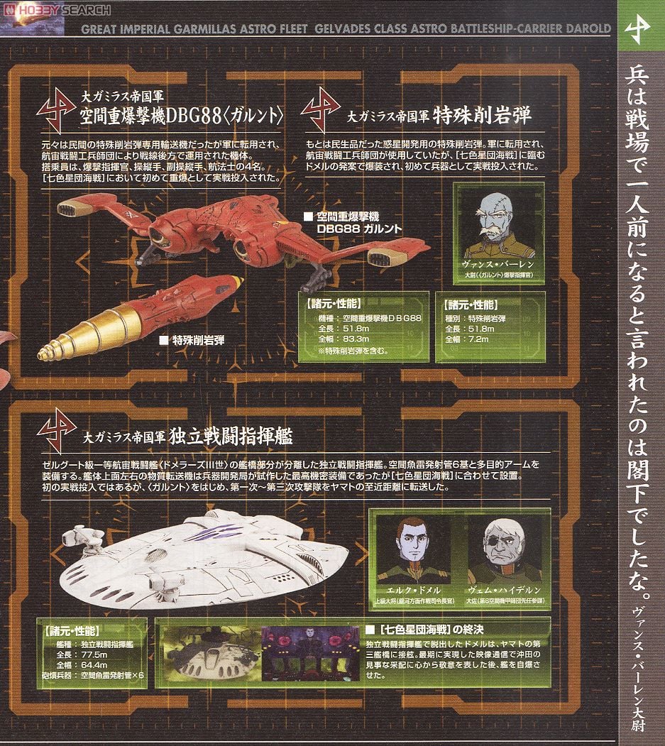 ゲルバデス級航宙戦闘母艦 ＜ダロルド＞ (1/1000) (プラモデル