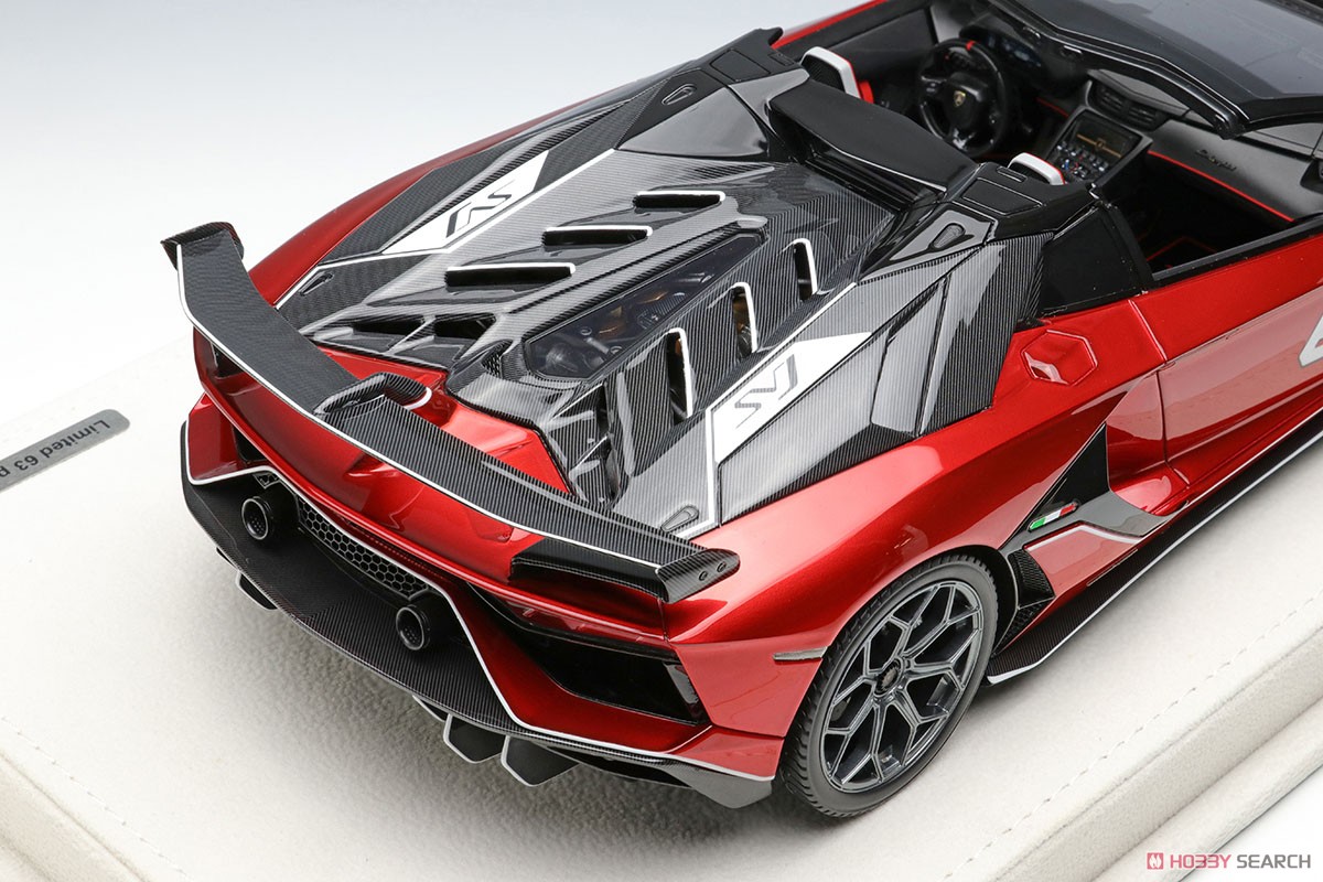 Lamborghini Aventador SVJ 63 Roadster 2019 キャンディレッド