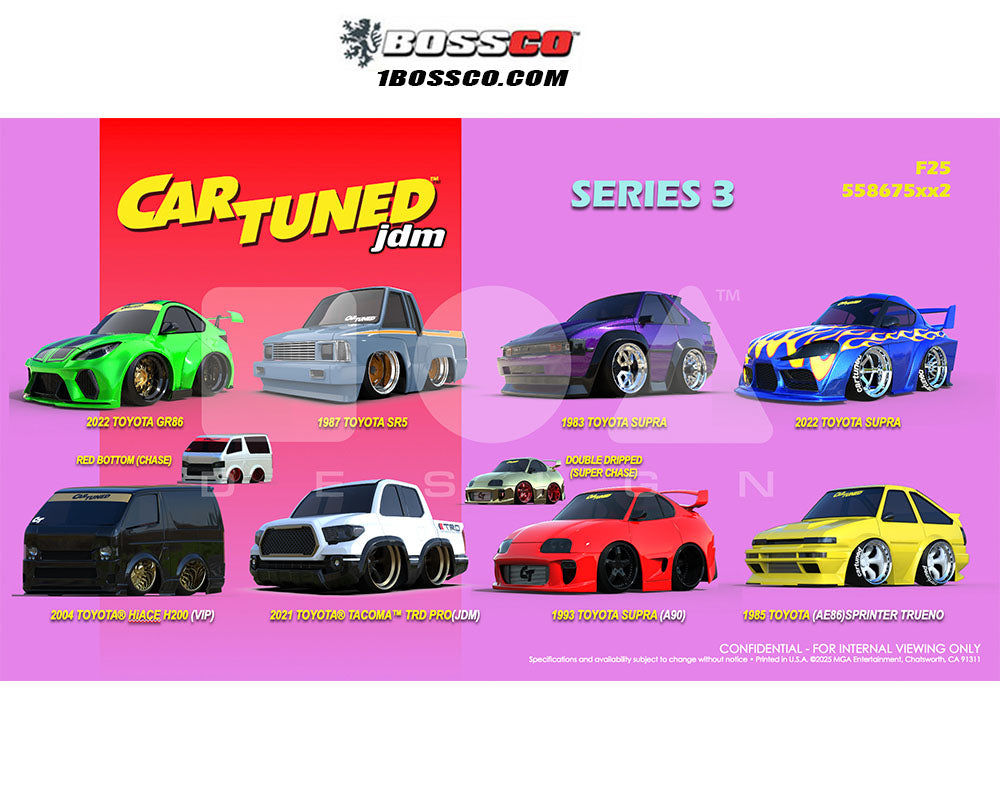 MGA 1/64 CAR TUNED JDM SERIES 3 ASSORTMENT – Boss Company