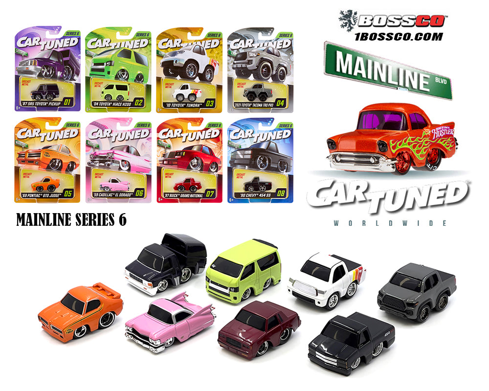 MGA 1/64 CAR TUNED MAINLINE SERIES 6 2025 ASSORTMENT – Boss Company