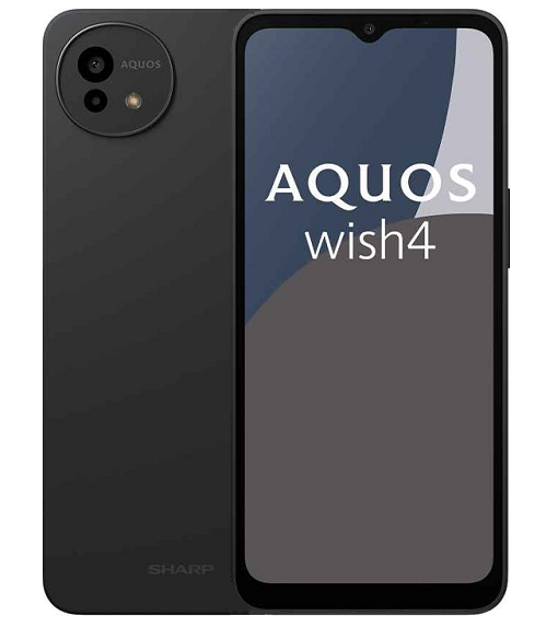 Sim-Free AQUOS wish4 SH-52E Black docomo Model SIM
