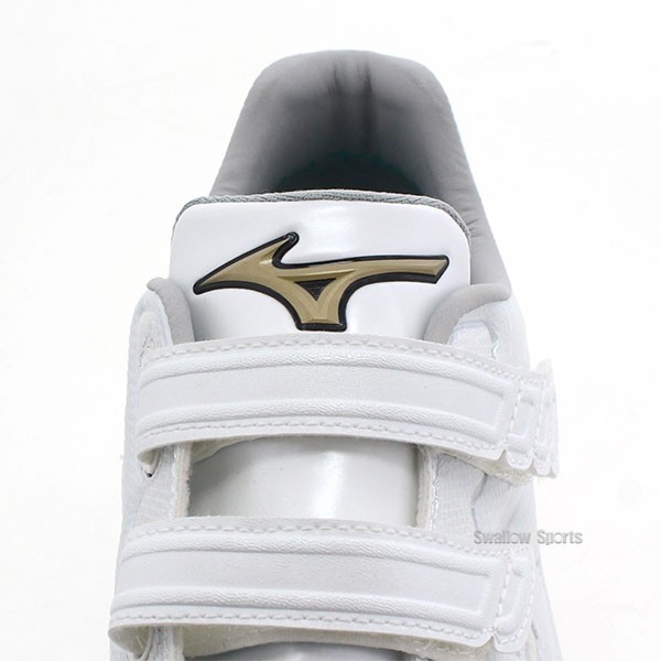 アッパー縫い加工のみ可】 野球 ミズノ 白スパイク スパイク 白 金具