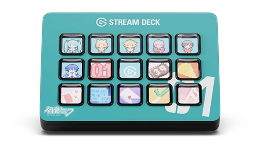 初音ミクとElgatoがコラボ。オリジナルデザインを採用した配信者向け