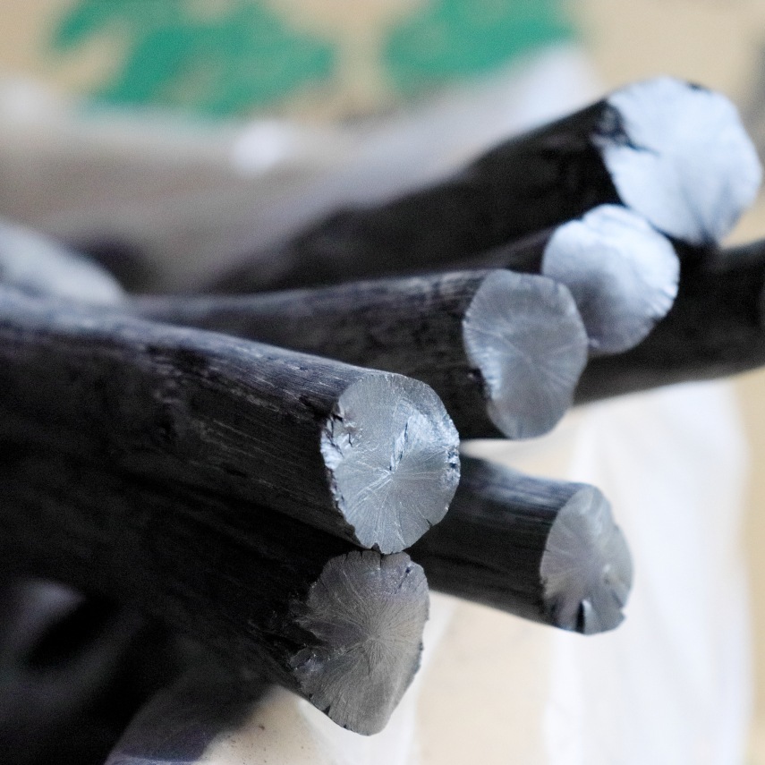 紀州備長炭 業務用 馬目細丸 15kg | 紀州備長炭-窯元で製造と販売