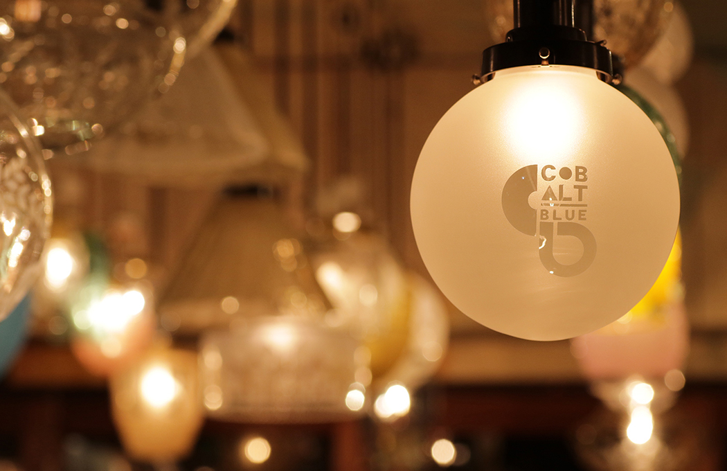 大阪谷町のランプショップ・ギャラリー【コバルトブルー】