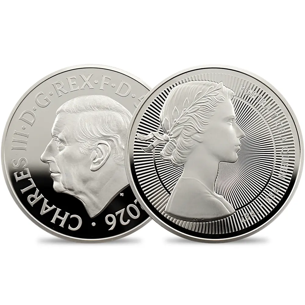 2026 チャールズ3世 エリザベス2世のコイン肖像シリーズ 第一弾 ヤング