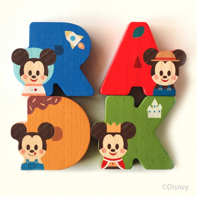 Disney|KIDEA アルファベット 26文字のセット [CONCENT]コンセント