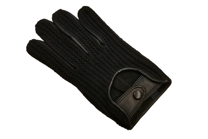 メローラ メンズ手袋◇ナパレザー/ニット ドライビンググローブ