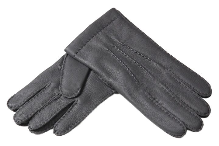 メローラ メンズ手袋◇ディアスキン◇グレー/GRIGIO 《カシミア