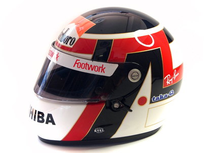 SHOEI 鈴木亜久里レプリカヘルメット Driver Visor - Aguri Suzuki