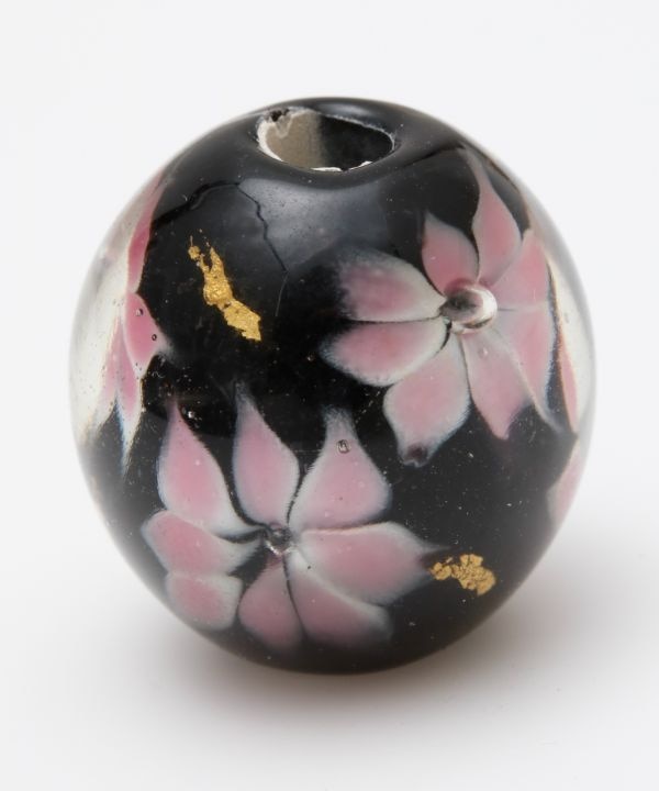 箔花とんぼ玉2cm(黒): 『岩座(いわくら)』公式通販