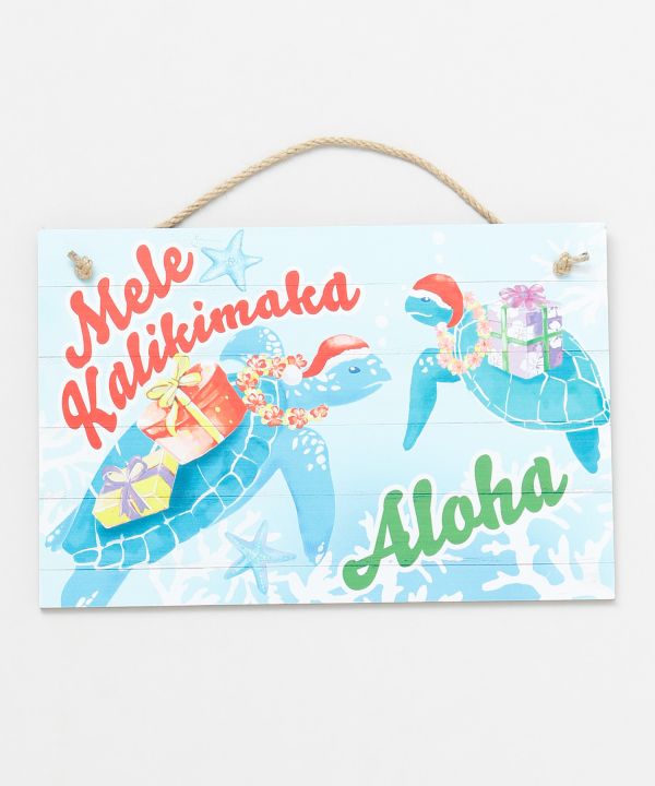 アロハクリスマスサインボード(WREATH): 『Kahiko(カヒコ)』公式通販