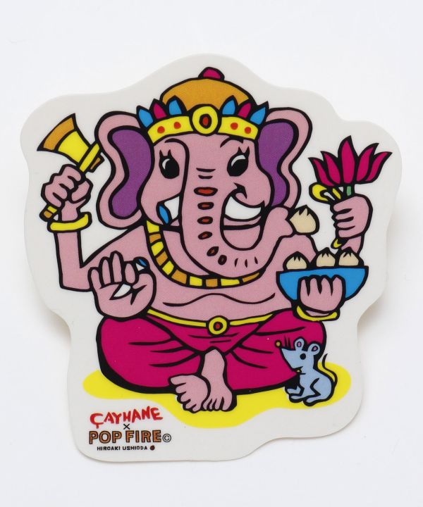 インディアステッカー【Amina×POP FIREコラボ】(GANESHA