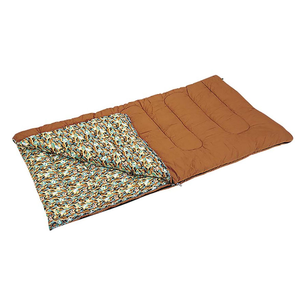 キングサイズ シュラフ(寝袋)100×200cm - アウトドア・キャンプ用品