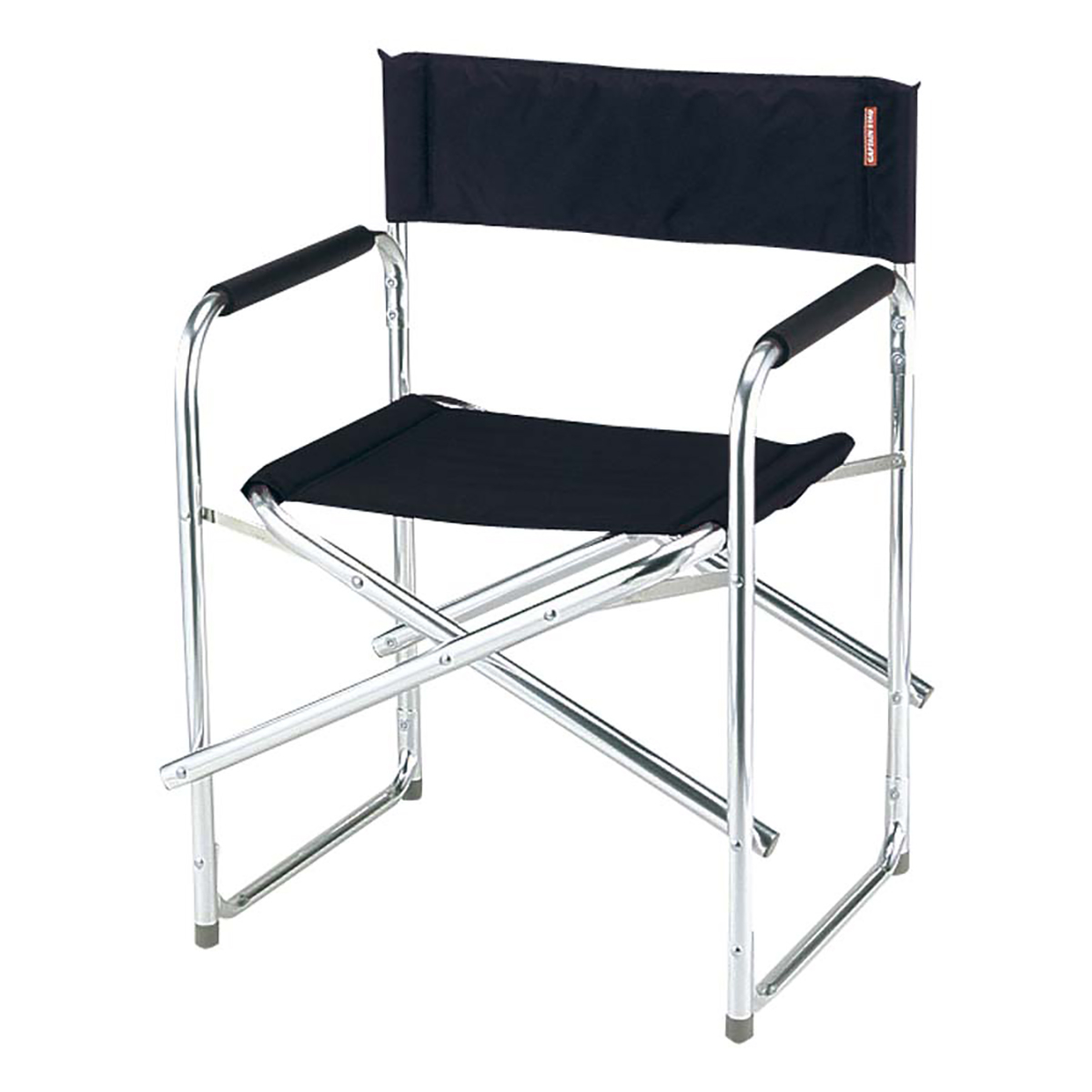 グラシア アルミディレクターチェア(ブラック) - アウトドア・キャンプ