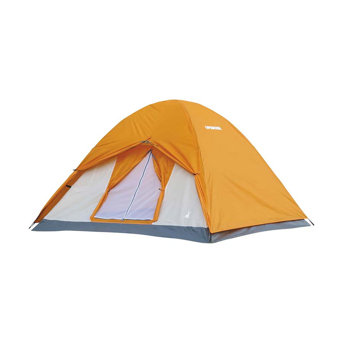 クレセント 3人用ドームテント(アンバー) - アウトドア・キャンプ用品