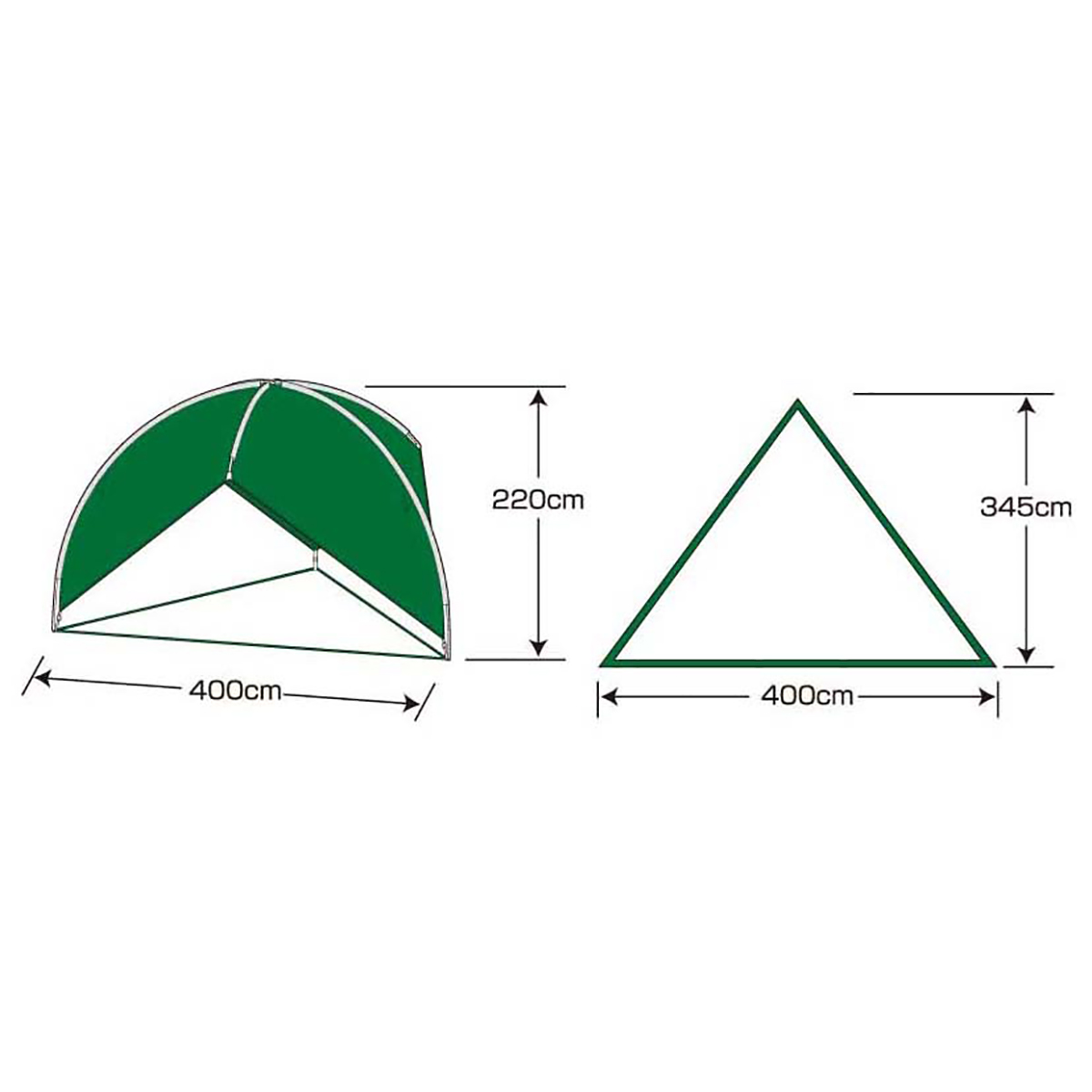 CS 3ポールシェルターUV - アウトドア・キャンプ用品 - キャプテンスタッグ