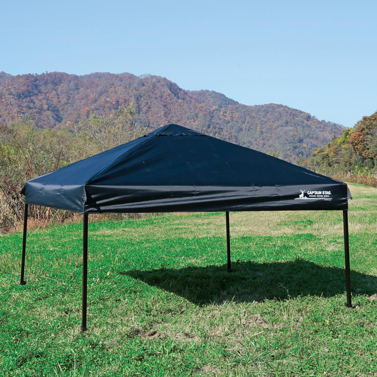 クイックシェード250UV-Sブラック(キャスターバッグ付) - アウトドア